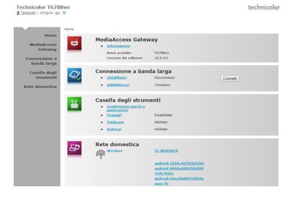 Come accedere al router Fastweb Technicolor