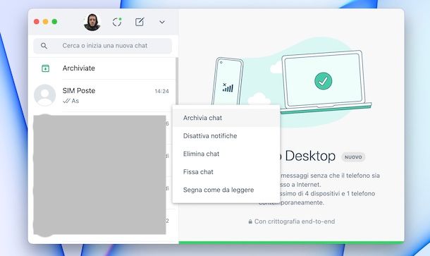 WhatsApp su PC