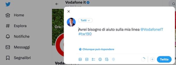 Tweet Vodafone