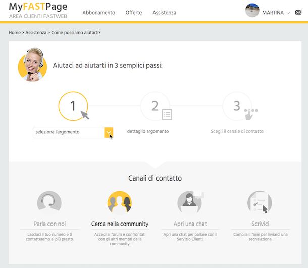 Come parlare con operatore Fastweb Salvatore Aranzulla