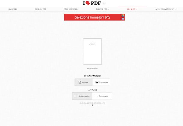 Screenshot di iLovePDF