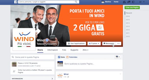 Screenshot Infostrada