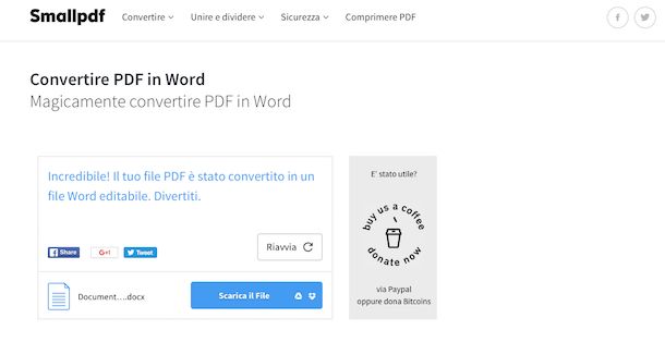 convertitore file da pdf a word