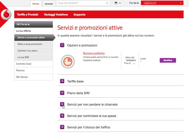 Screenshot Vodafone