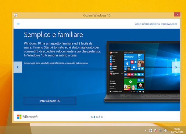 Screenshot di Windows 8