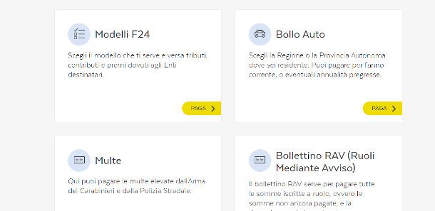 pagamento bollo auto Poste