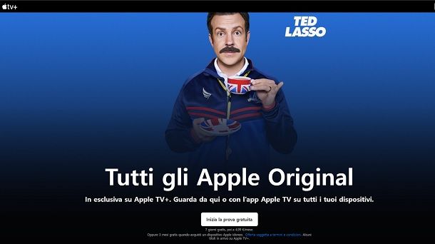 Apple TV+ prova gratuita Film gratis senza limiti