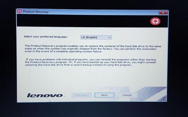 Restore computer as new