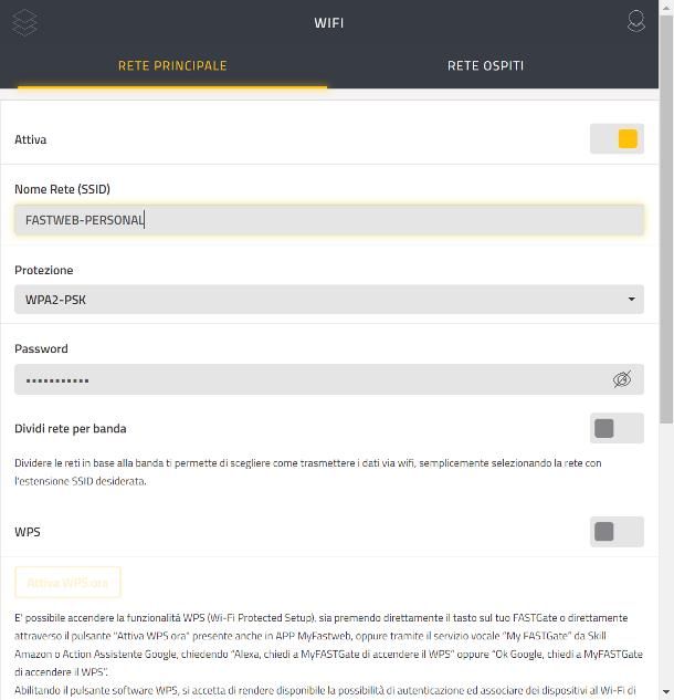 Come trovare SSID Fastweb dal modem