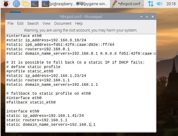 Come assegnare IP statico dal router