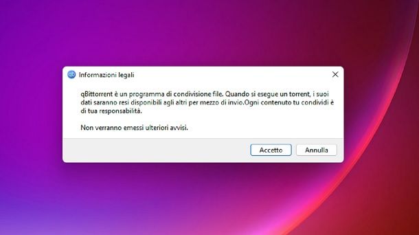 qBittorrent Installazione Windows