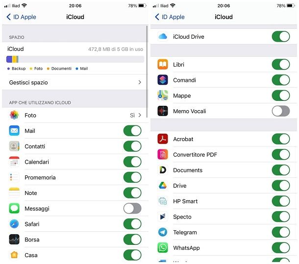 Come liberare spazio su iPhone con iCloud