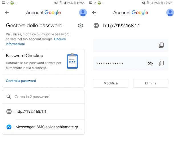 Gestore password Android