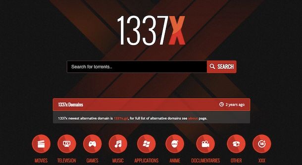 Sito Web 1337X