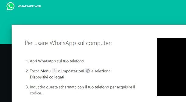 Come usare WhatsApp Web su PC