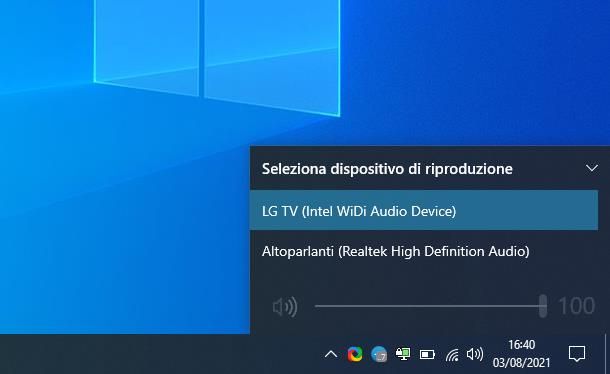 Come sentire l'audio dal PC alla TV senza fili