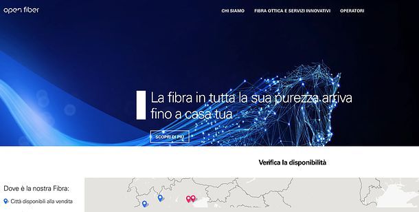 Copertura fibra ottica