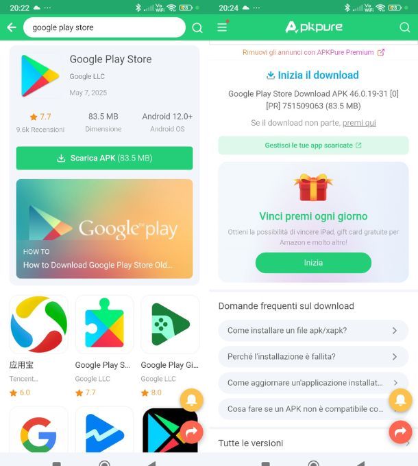 Download Play Store da APKPure