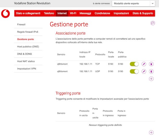 Come aprire le porte di eMule con Vodafone Power Station