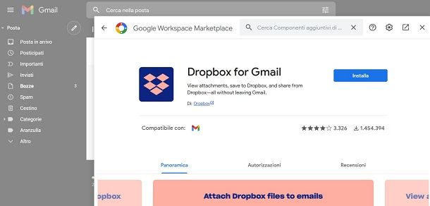 Dropbox for Gmail