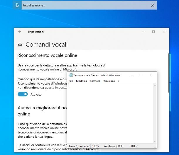 Come dettare al computer: Windows 10