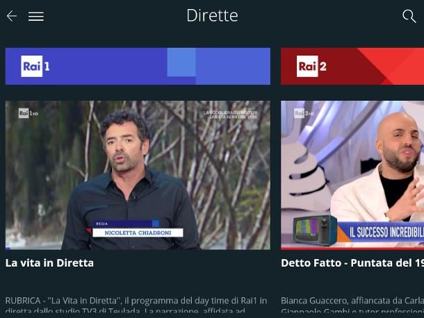 Siti per vedere la TV gratis in diretta