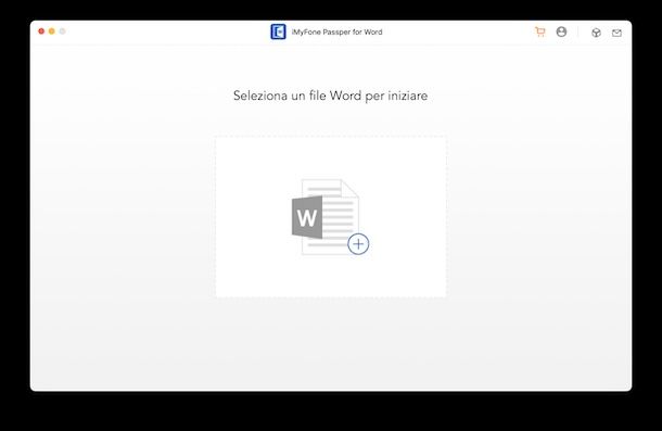 Caricare documento su Passper for Word 