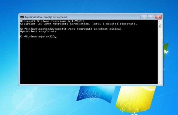 Come avviare Windows 7 in modalità provvisoria