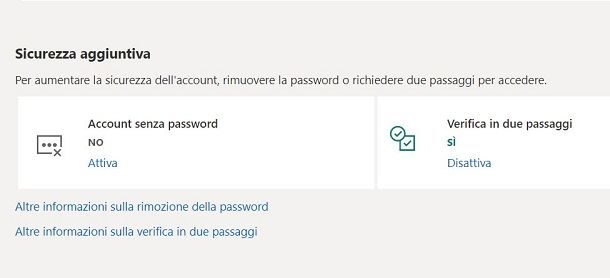 Verifica in due passaggi