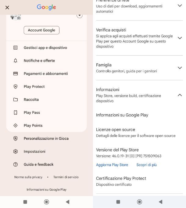 Download Play Store su Android