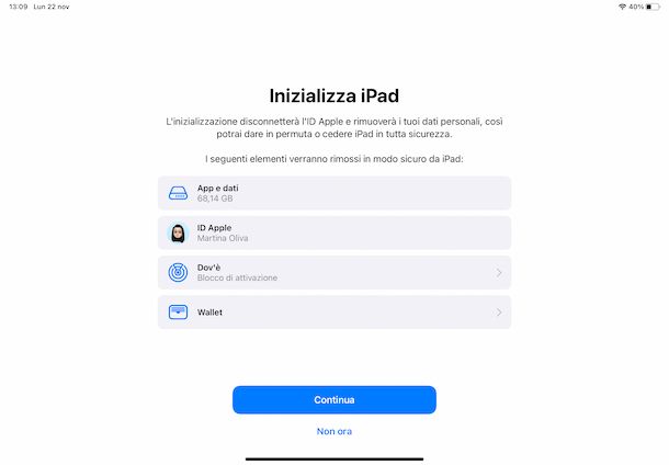 Reset iPad