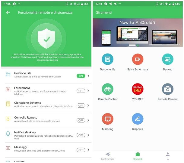 Come collegare Android al PC senza cavo