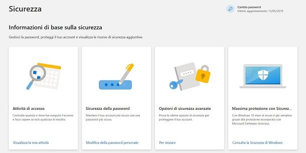 Sicurezza Microsoft