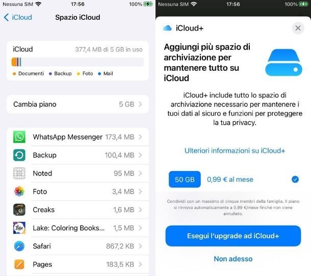 Informazioni su iCloud