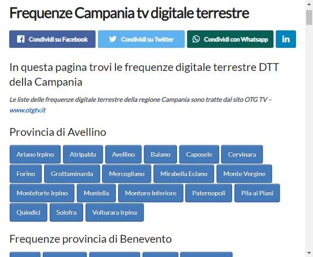 Come sintonizzare i canali del digitale terrestre