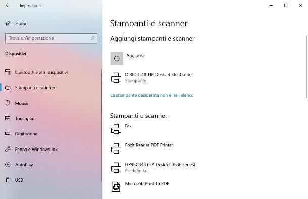 Come collegare stampante WiFi al PC