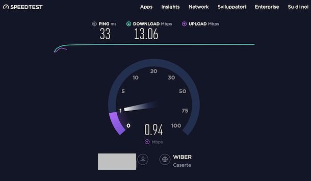 Speedtest di Ookla