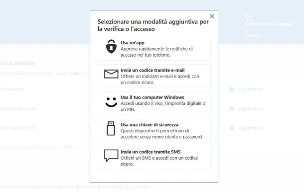 Identità Microsoft