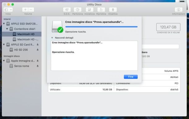 Proteggere cartella con password Mac