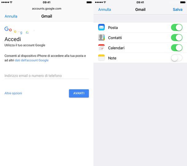 Visualizzare Contatti Google su dispositivo mobile o computer
