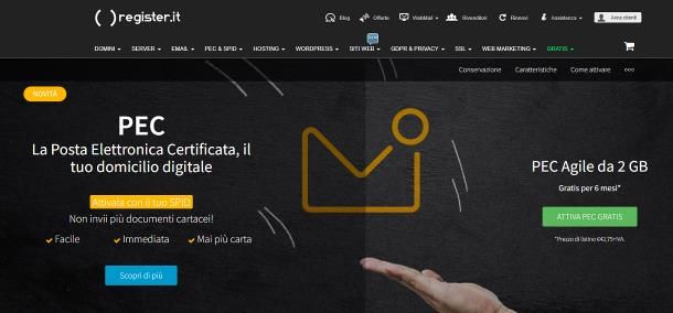 Come creare una casella di posta certificata