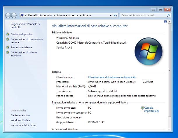 Come aggiornare Windows 7