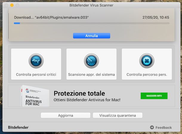 Bitdefender Virus Scanner