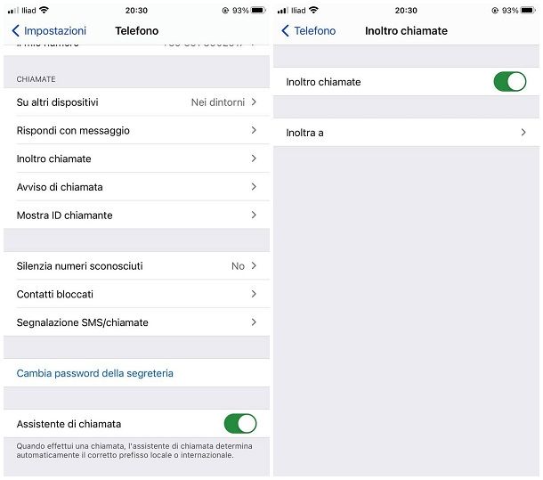 Come deviare le chiamate su iPhone