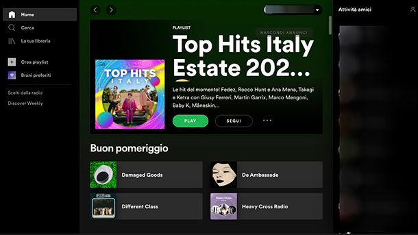 Come funziona Spotify sui dispositivi