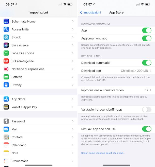 Disinstallare app home screen iPhone