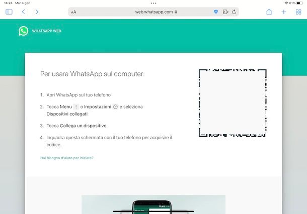 WhatsApp iPad