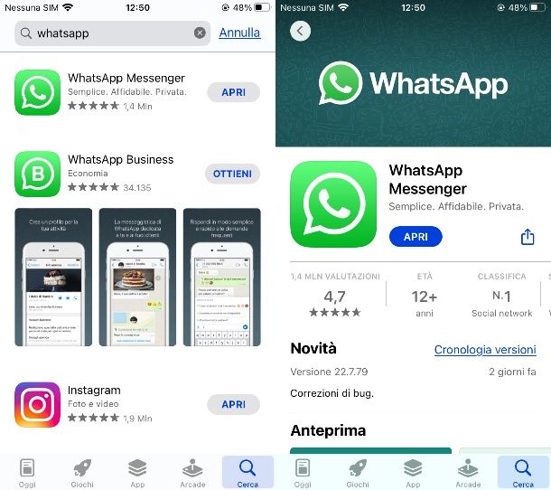 Come scaricare WhatsApp su iPhone