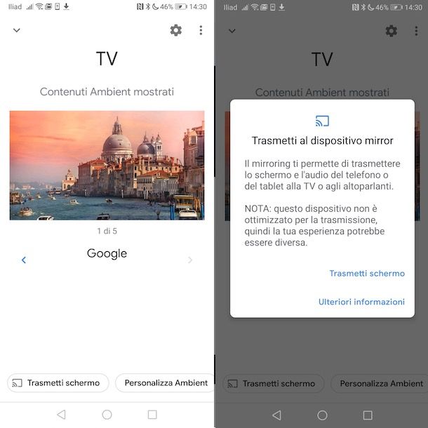 Come funziona Chromecast con Android