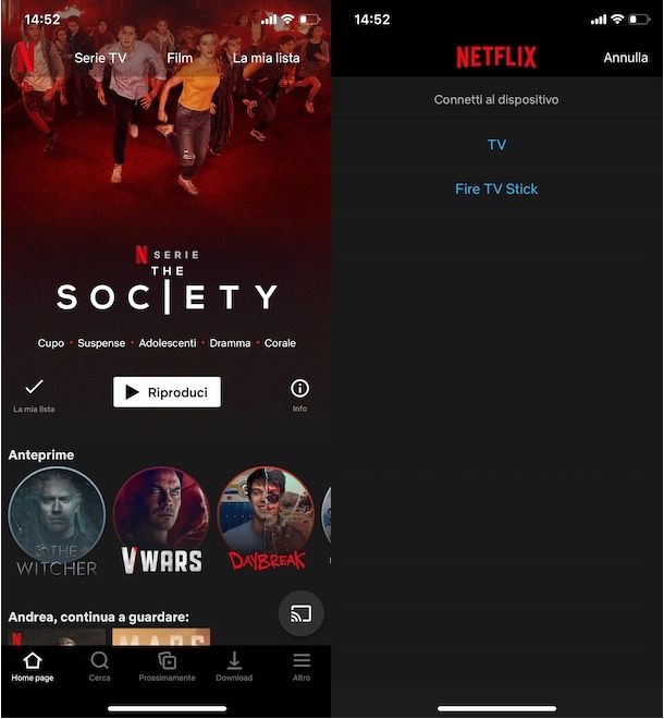 Come funziona Chromecast con Netflix